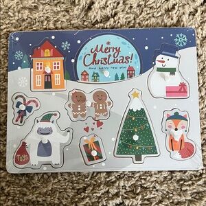 Christmas Themed Wooden Puzzle